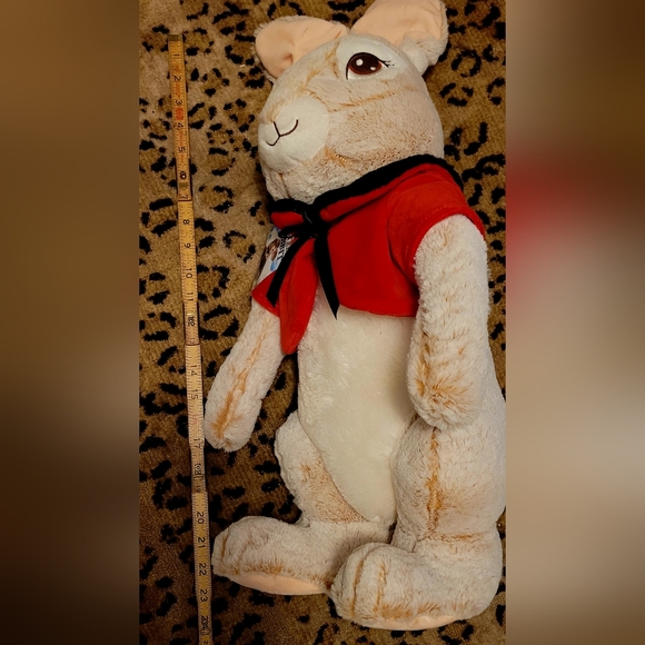 2FT NWT PETER RABBIT PORCH SITTER PLUSH DOLL - Picture 3 of 5